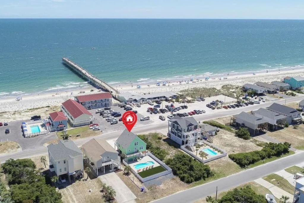 Villa Pool Haven Ocean View Oak Island Exterior foto