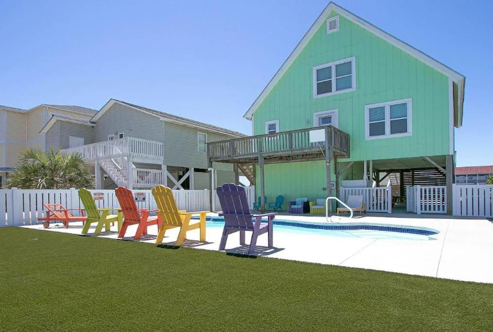 Villa Pool Haven Ocean View Oak Island Exterior foto
