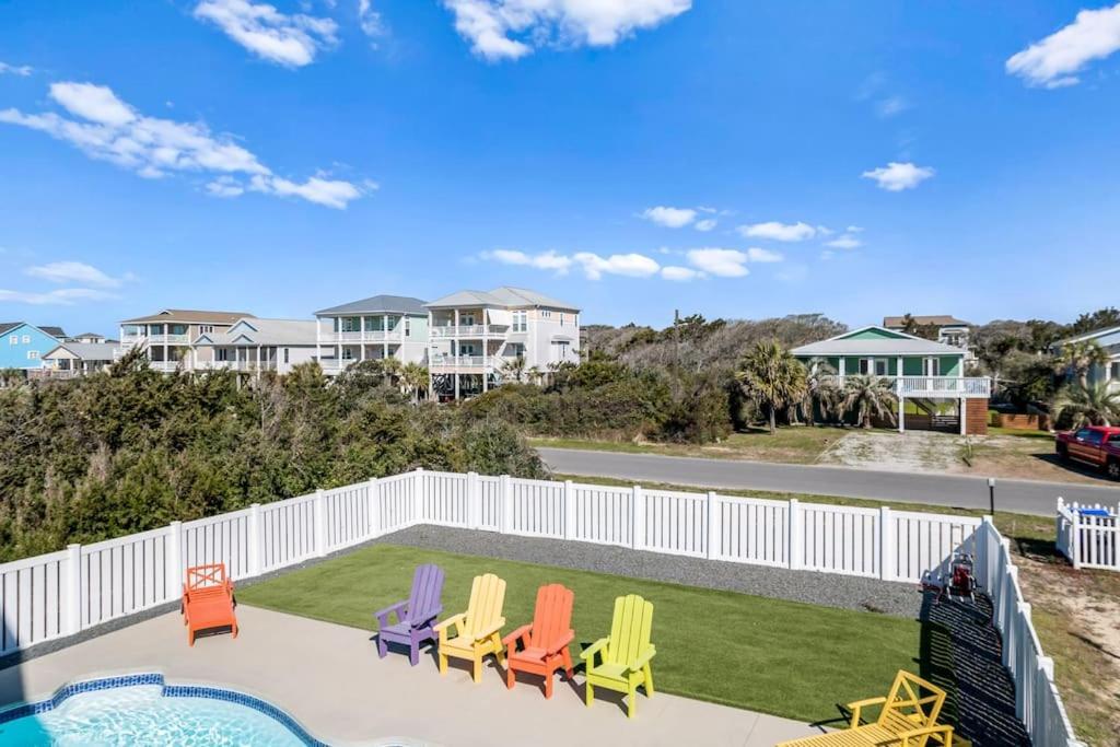 Villa Pool Haven Ocean View Oak Island Exterior foto