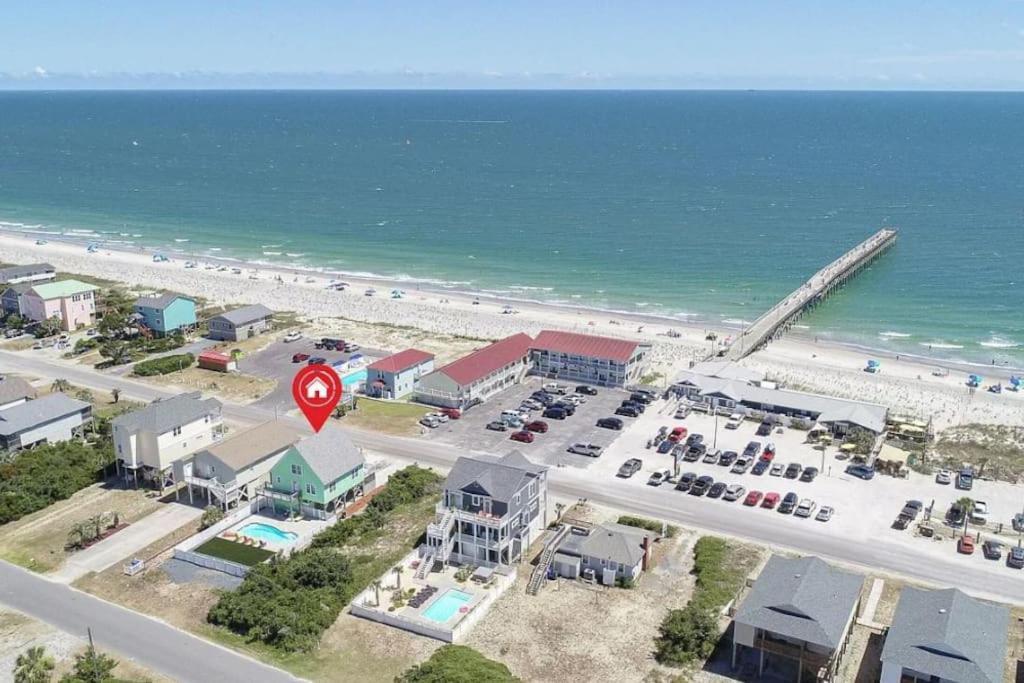 Villa Pool Haven Ocean View Oak Island Exterior foto