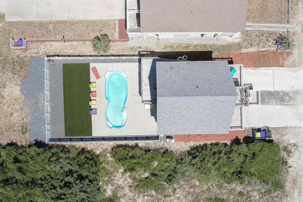 Villa Pool Haven Ocean View Oak Island Exterior foto