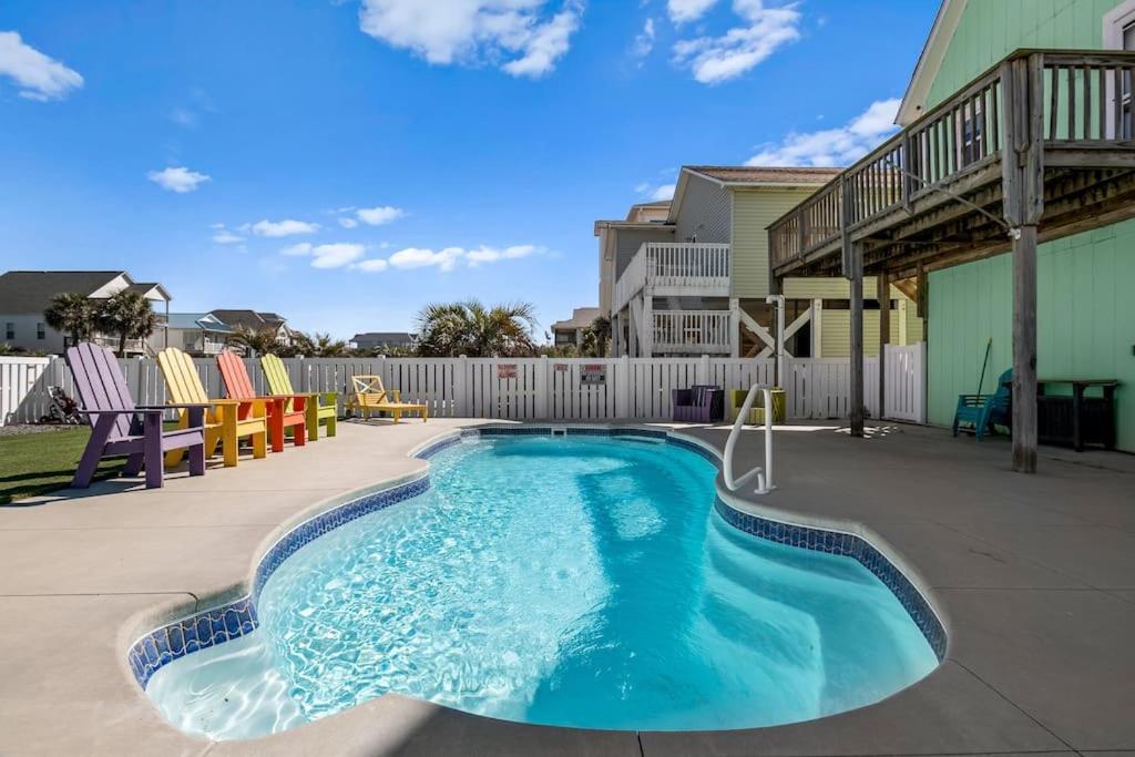 Villa Pool Haven Ocean View Oak Island Exterior foto