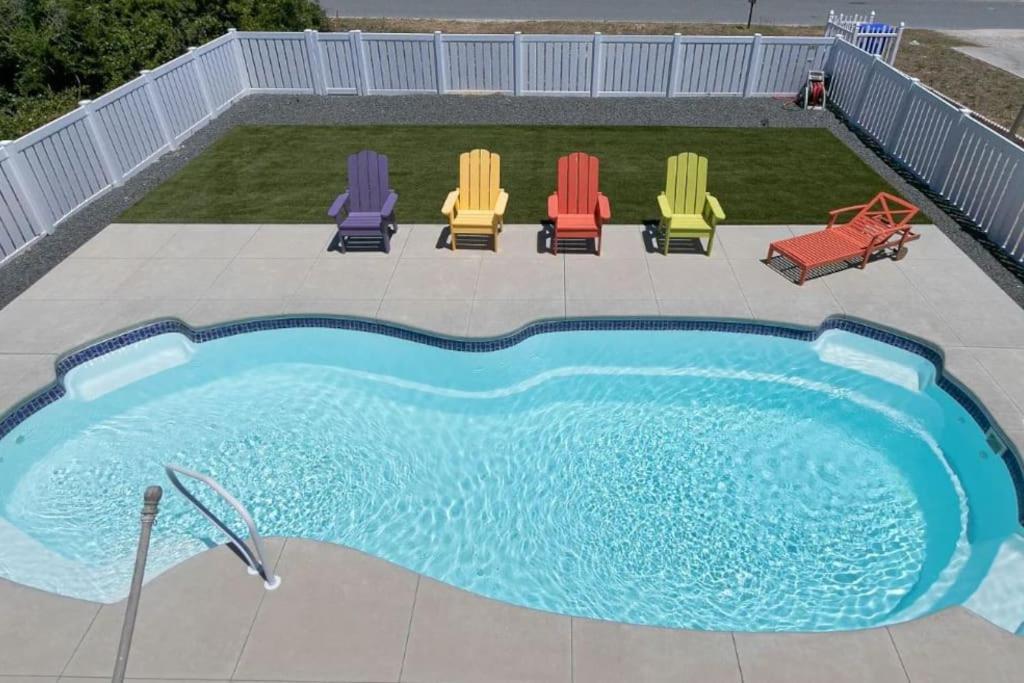Villa Pool Haven Ocean View Oak Island Exterior foto