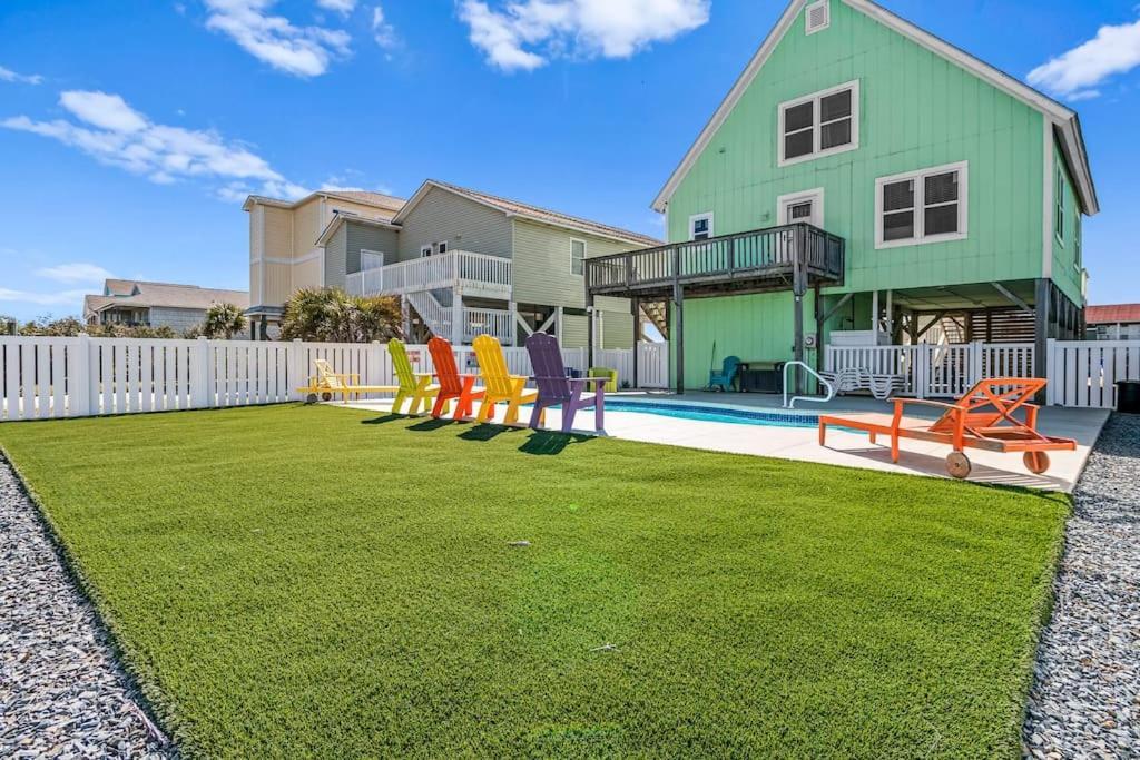 Villa Pool Haven Ocean View Oak Island Exterior foto